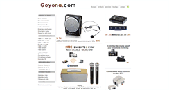 Desktop Screenshot of goyona.com