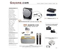 Tablet Screenshot of goyona.com